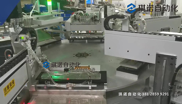 鍵盤導電膜六工位轉(zhuǎn)盤檢測機